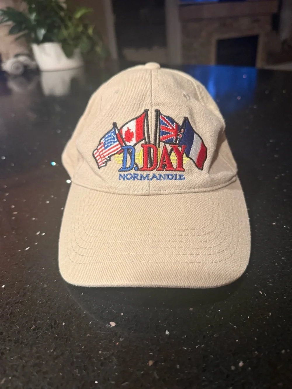 D-Day Normandie Beige Baseball Cap